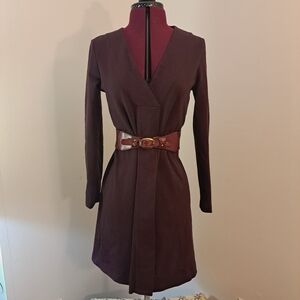 Size small oxblood Massimo Dutti dress